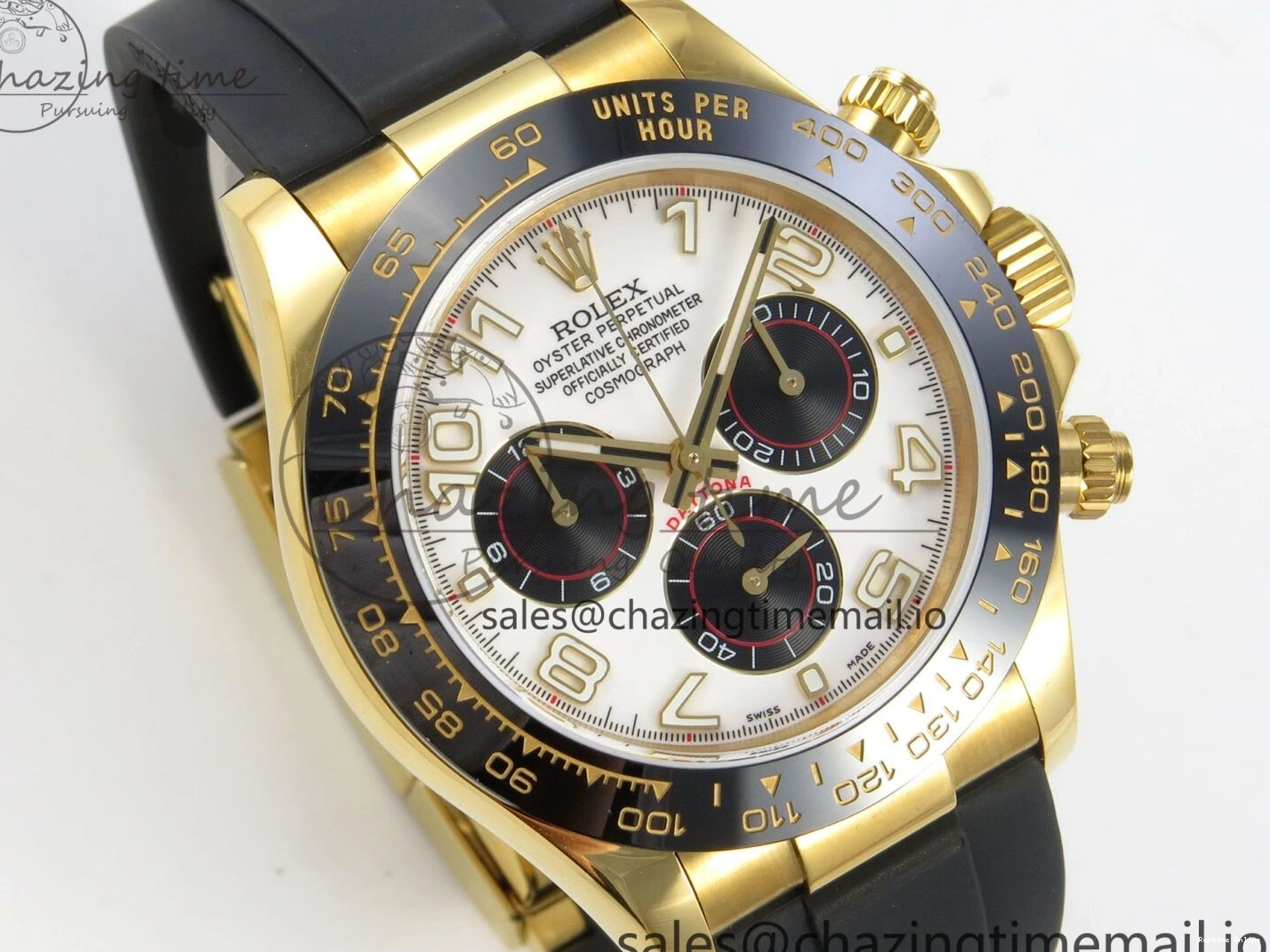 0522 HighPerformance Daytona 116518 QF 1:1 Best Edition White Black Dial on Oysterflex Strap SH4130 V11（Gain Weight） 162